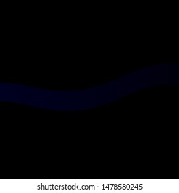 Dark BLUE vector texture with curves. Illustration in halftone style with gradient curves. Best design for your ad, poster, banner.