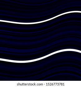Dark BLUE vector texture with curves. Brand new colorful illustration with bent lines. Best design for your posters, banners.