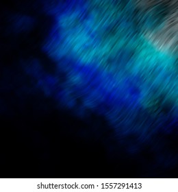 Dark BLUE vector texture with curves. Abstract illustration with gradient bows. Pattern for business booklets, leaflets