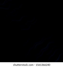 Dark BLUE vector texture with curves. Illustration in halftone style with gradient curves. Template for your UI design.