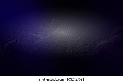 Dark BLUE vector texture with disks. Modern abstract illustration with colorful water drops. The pattern can be used for beautiful websites.