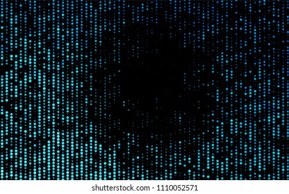 Dark BLUE vector  texture with disks. Abstract illustration with colored bubbles in nature style. The pattern can be used for beautiful websites.