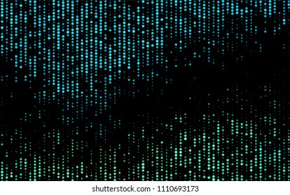 Dark BLUE vector  texture with disks. Abstract illustration with colored bubbles in nature style. The pattern can be used for aqua ad, booklets.