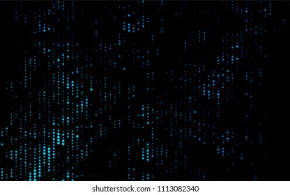 Dark BLUE vector  texture with disks. Beautiful colored illustration with blurred circles in nature style. The pattern can be used for aqua ad, booklets.