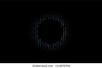 Dark BLUE vector  texture with disks. Modern abstract illustration with colorful water drops. Completely new template for your brand book.