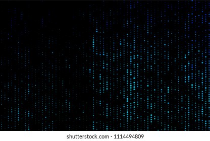 Dark BLUE vector  texture with disks. Beautiful colored illustration with blurred circles in nature style. Completely new template for your brand book.