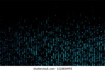 Dark BLUE vector  texture with disks. Blurred decorative design in abstract style with bubbles. Beautiful design for your business natural advert.