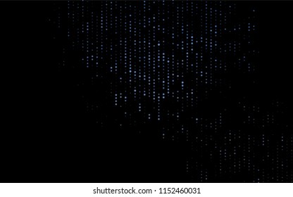 Dark BLUE vector  texture with disks. Modern abstract illustration with colorful water drops. The pattern can be used for aqua ad, booklets.