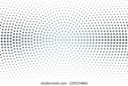 DARK BLUE vector  texture with disks. Abstract illustration with colored bubbles in nature style. Design for your business advert.