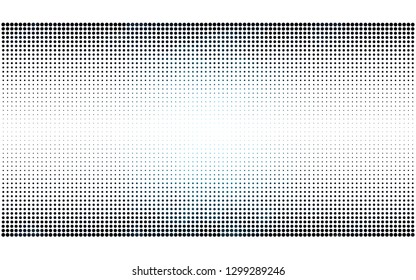 DARK BLUE vector  texture with disks. Illustration with set of shining colorful abstract circles. New template for your brand book.