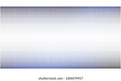 DARK BLUE vector  texture with disks. Modern abstract illustration with colorful water drops. Pattern for beautiful websites.