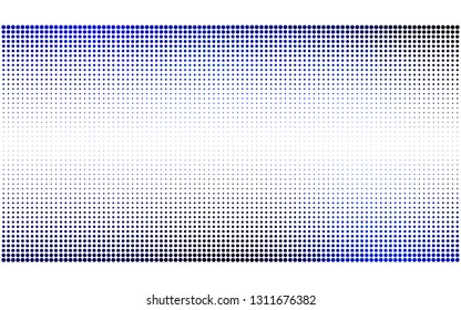 DARK BLUE vector  texture with disks. Beautiful colored illustration with blurred circles in nature style. Design for poster, banner of websites.