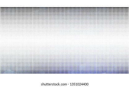 DARK BLUE vector  texture with disks. Glitter abstract illustration with blurred drops of rain. Design for poster, banner of websites.