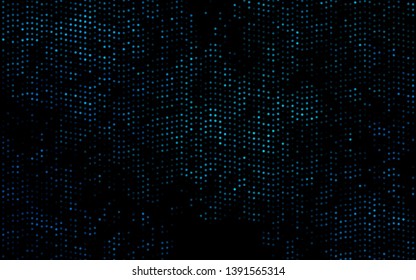 Dark BLUE vector texture with disks. Modern abstract illustration with colorful water drops. Pattern for ads, booklets.