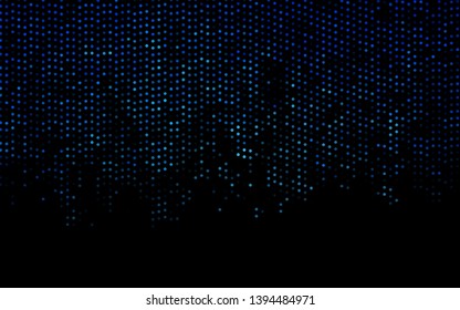 Dark BLUE vector texture with disks. Abstract illustration with colored bubbles in nature style. Pattern for beautiful websites.