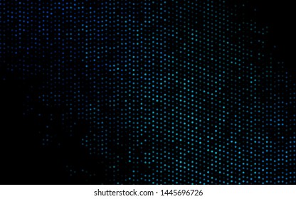 Dark BLUE vector texture with disks. Glitter abstract illustration with blurred drops of rain. Pattern for beautiful websites.
