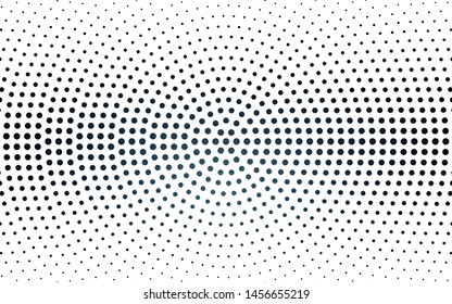 DARK BLUE vector  texture with disks. Blurred decorative design in abstract style with bubbles. Design for your business advert.