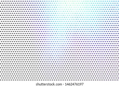 Dark BLUE vector texture with disks. Blurred bubbles on abstract background with colorful gradient. Pattern for beautiful websites.