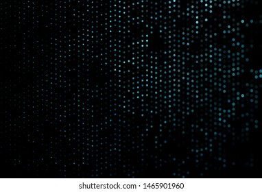 Dark BLUE vector texture with disks. Glitter abstract illustration with blurred drops of rain. Pattern for beautiful websites.