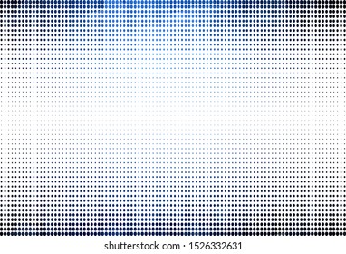 DARK BLUE vector  texture with disks. Glitter abstract illustration with blurred drops of rain. Pattern for futuristic ad, booklets.