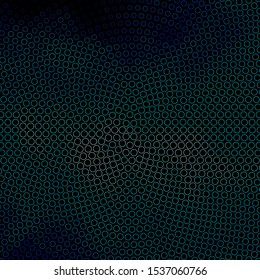 Dark BLUE vector texture with disks. Glitter abstract illustration with colorful drops. New template for a brand book.