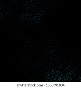 Dark BLUE vector texture with disks. Glitter abstract illustration with colorful drops. Design for posters, banners.