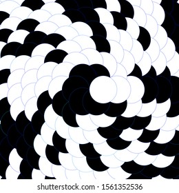 Dark BLUE vector texture with disks. Abstract illustration with colorful spots in nature style. Design for your commercials.