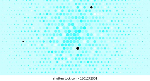 Dark BLUE vector texture with disks. Abstract illustration with colorful spots in nature style. Design for posters, banners.