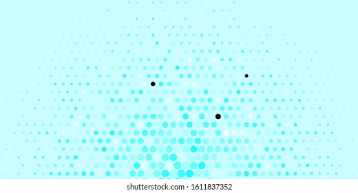 Dark BLUE vector texture with disks. Abstract illustration with colorful spots in nature style. Design for posters, banners.