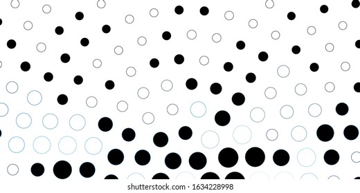 Dark BLUE vector texture with disks. Abstract colorful disks on simple gradient background. Design for your commercials.