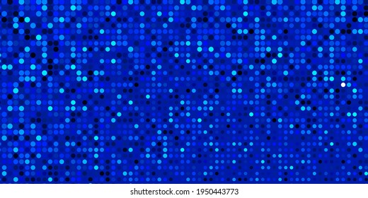 Dark BLUE vector texture with disks. Abstract colorful disks on simple gradient background. Design for your commercials.