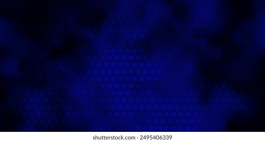 Textura de Vector azul oscuro con discos. Ilustración abstracta moderna con coloridas Formas circulares. Patrón para anuncios de negocios.