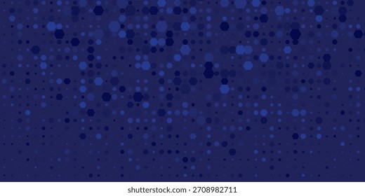 Dunkelblaue Vektortextur mit Scheiben. Abstrakte Illustration mit farbigen Blasen im Naturstil. Muster für schöne Webseiten.