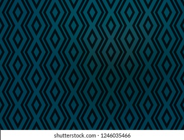 Dark BLUE vector texture with lines, rhombuses. Shining colorful illustration with lines, rectangles. Pattern for websites, landing pages.