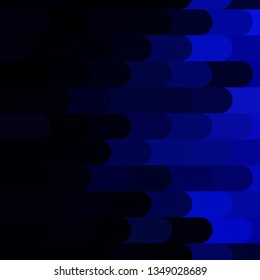 Dark BLUE vector texture with lines. Gradient illustration with straight lines in abstract style. Pattern for booklets, leaflets.