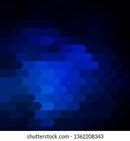 Dark BLUE vector texture with lines. Modern abstract illustration with colorful lines. Smart design for your promotions.