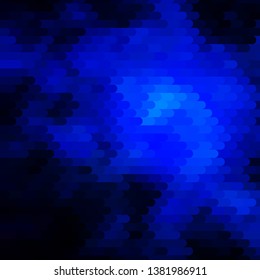 Dark BLUE vector texture with lines. Colorful gradient illustration with abstract flat lines. Pattern for booklets, leaflets.