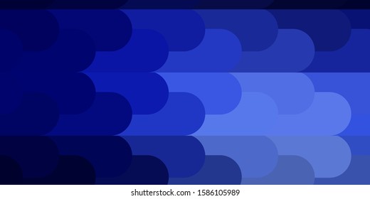 Dark BLUE vector texture with lines. Gradient illustration with straight lines in abstract style. Pattern for ads, commercials.