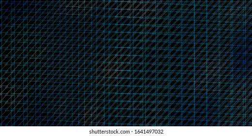 Dark BLUE vector texture with lines. Colorful gradient illustration with abstract flat lines. Template for your UI design.