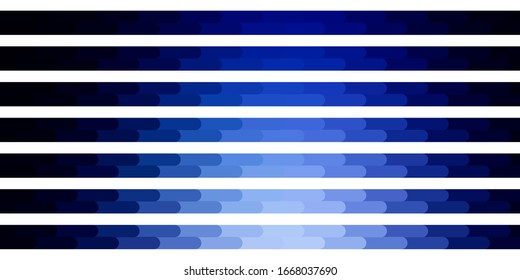 Dark BLUE vector texture with lines. Modern abstract illustration with colorful lines. Pattern for booklets, leaflets.