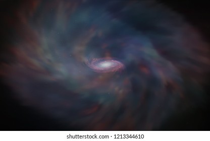 Dark BLUE vector texture with milky way stars. Blurred decorative design in simple style with galaxy stars. Template for cosmic backgrounds.