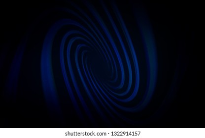 Dark BLUE vector texture with milky way stars. Shining illustration with sky stars on abstract template. Pattern for futuristic ad, booklets.