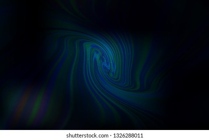 Dark BLUE vector texture with milky way stars. Modern abstract illustration with Big Dipper stars. Template for cosmic backgrounds.