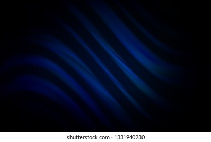 Dark BLUE vector texture with milky way stars. Blurred decorative design in simple style with galaxy stars. Best design for your ad, poster, banner.