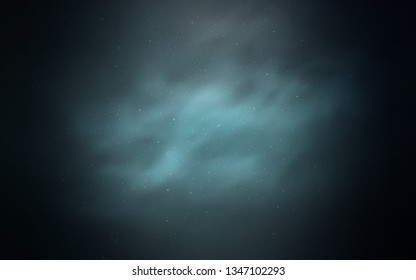 Dark BLUE vector texture with milky way stars. Shining colored illustration with bright astronomical stars. Pattern for astrology websites.
