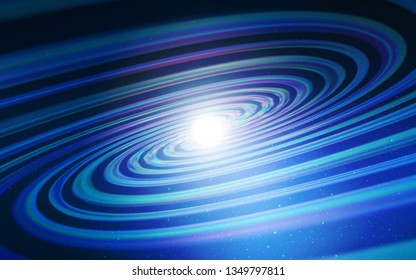 Dark BLUE vector texture with milky way stars. Shining illustration with sky stars on abstract template. Pattern for astrology websites.
