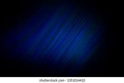Dark BLUE vector texture with milky way stars. Space stars on blurred abstract background with gradient. Pattern for astrology websites.