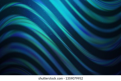 Dark BLUE vector texture with milky way stars. Shining colored illustration with bright astronomical stars. Pattern for futuristic ad, booklets.