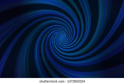 Dark BLUE vector texture with milky way stars. Shining colored illustration with bright astronomical stars. Pattern for astronomy websites.