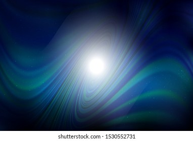 Dark BLUE vector texture with milky way stars. Modern abstract illustration with Big Dipper stars. Best design for your ad, poster, banner.